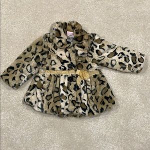 Baby vegan fur coat